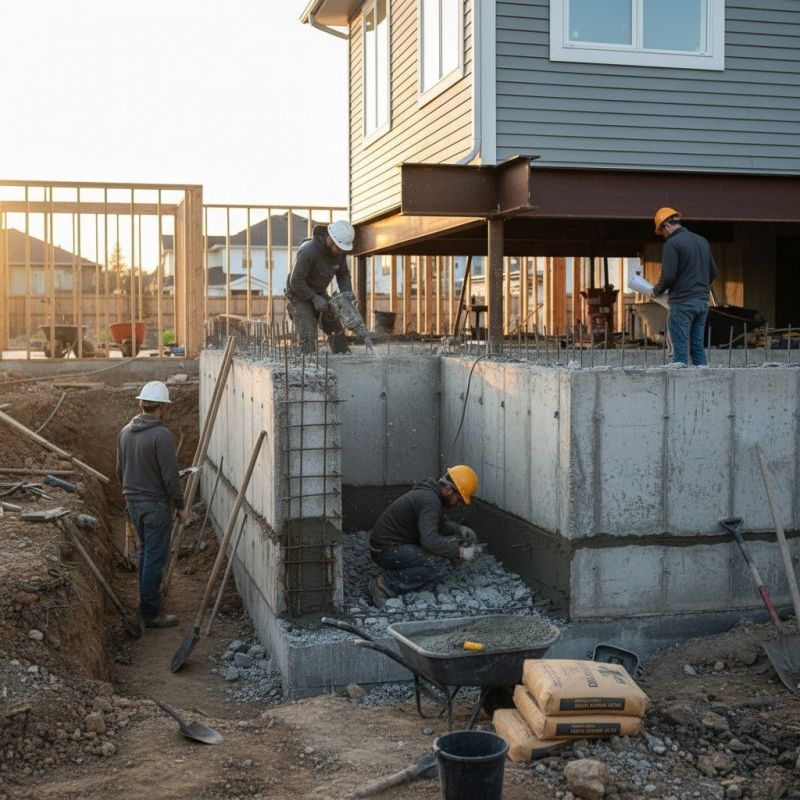 Local Concrete Foundation pros at work